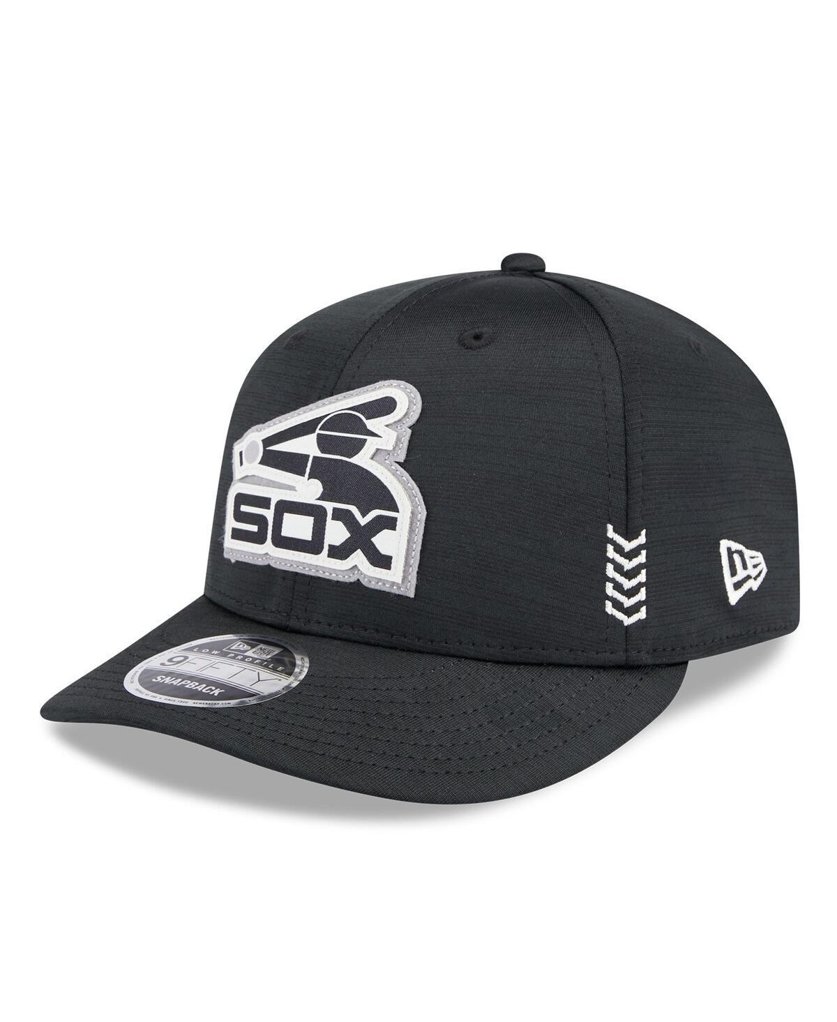 Mens New Era Black Chicago White Sox 2024 Clubhouse Low Profile 59FIFTY Snapback Hat Product Image