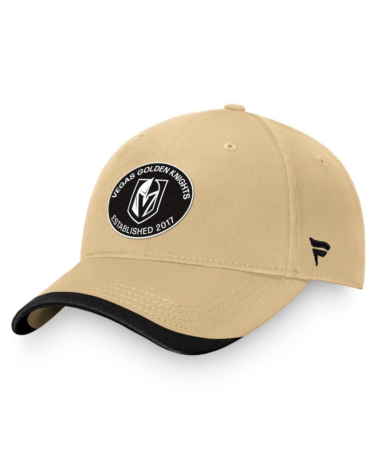 Mens Fanatics Gold Vegas Golden Knights Fundamental Adjustable Hat Product Image