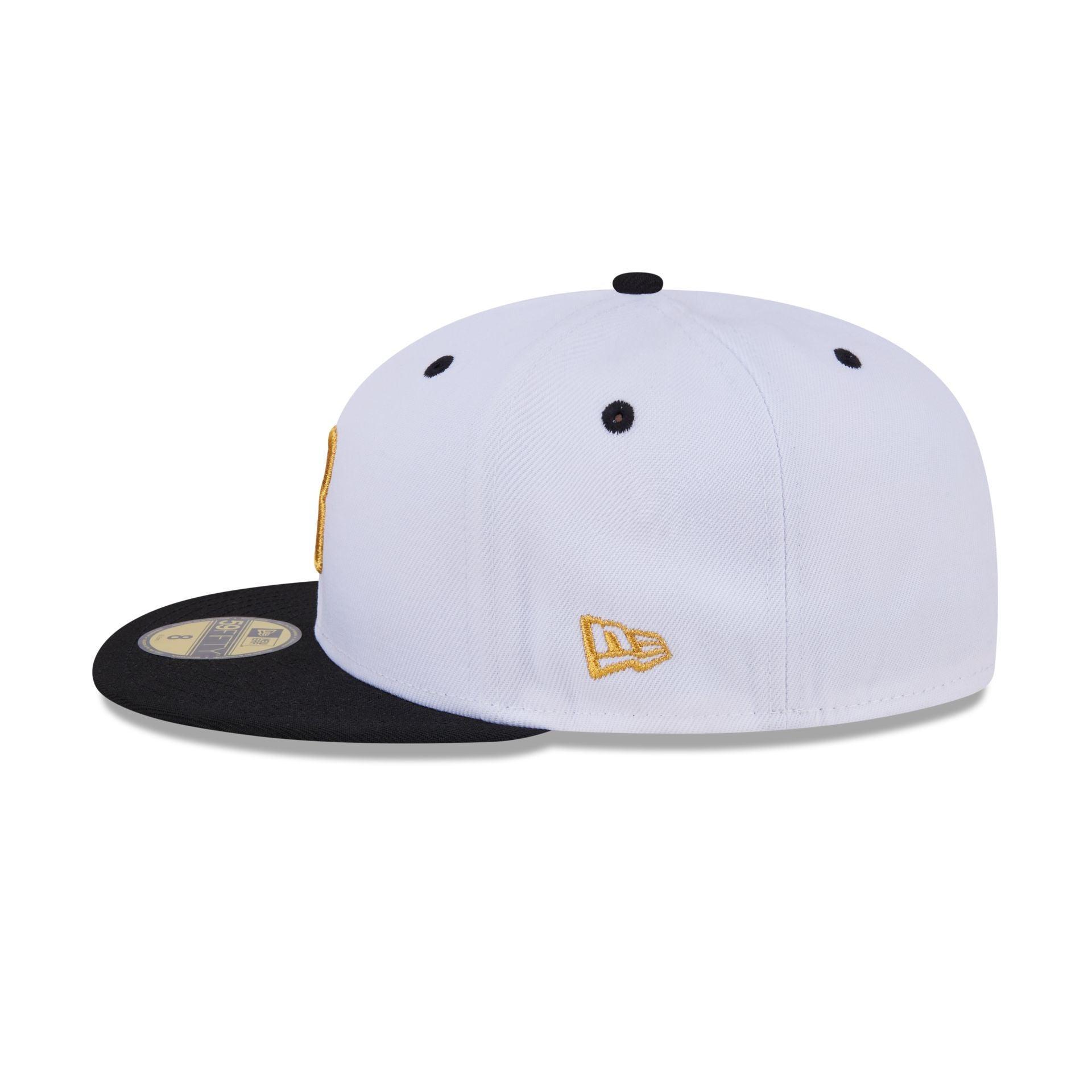 New Era Cap Signature Size 8 White 59FIFTY Fitted Hat Male Product Image