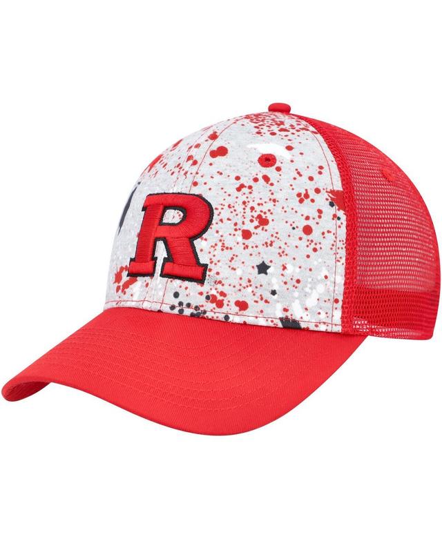 Mens Colosseum Gray Rutgers Scarlet Knights Love Fern Trucker Snapback Hat - Gray Product Image