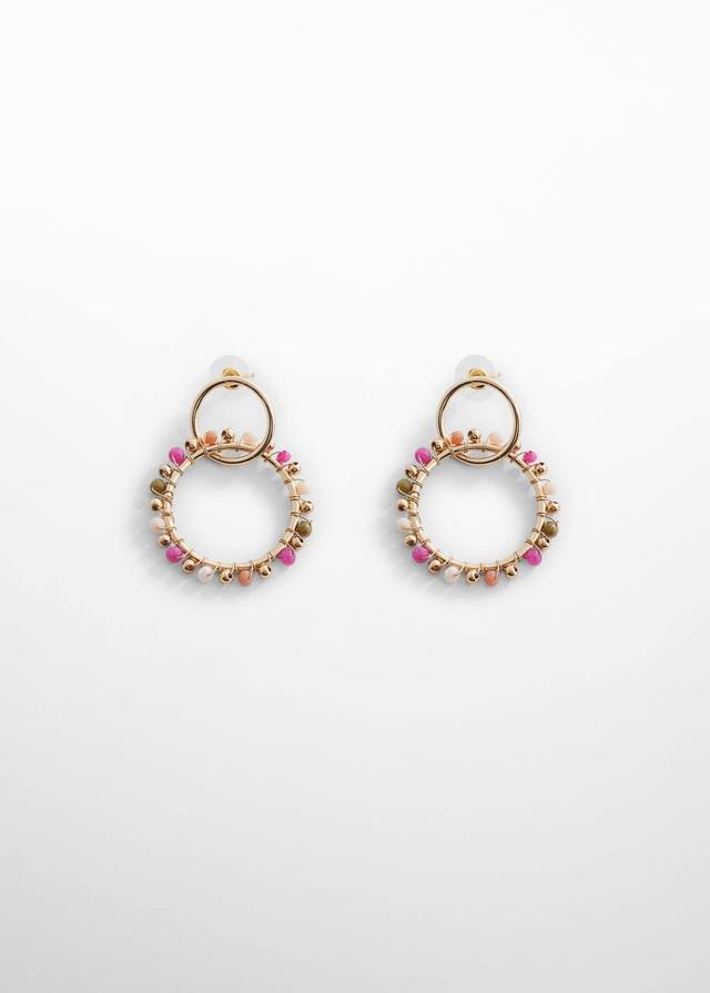 MANGO - Crystal beads earrings - One size - Women Product Image