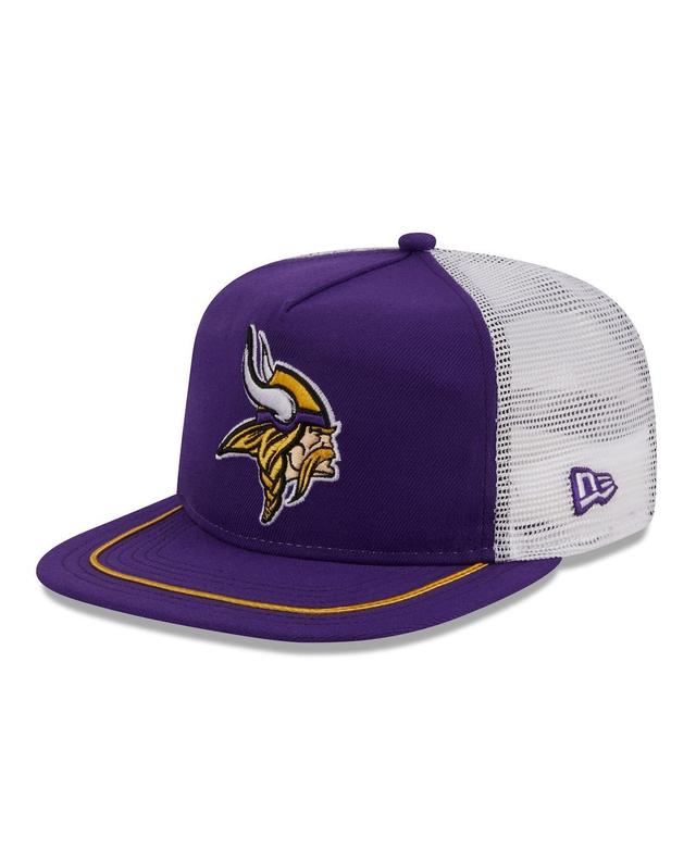 Mens New Era Purple Minnesota Vikings Original Classic Golfer Adjustable Hat - Purple Product Image