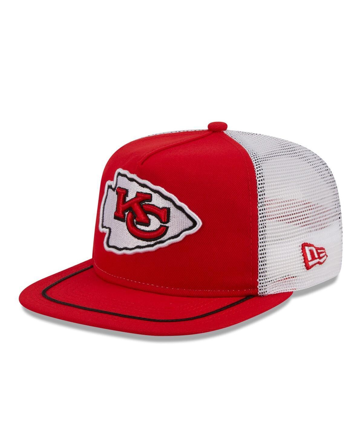 Mens New Era Red Kansas City Chiefs Original Classic Golfer Adjustable Hat - Red Product Image