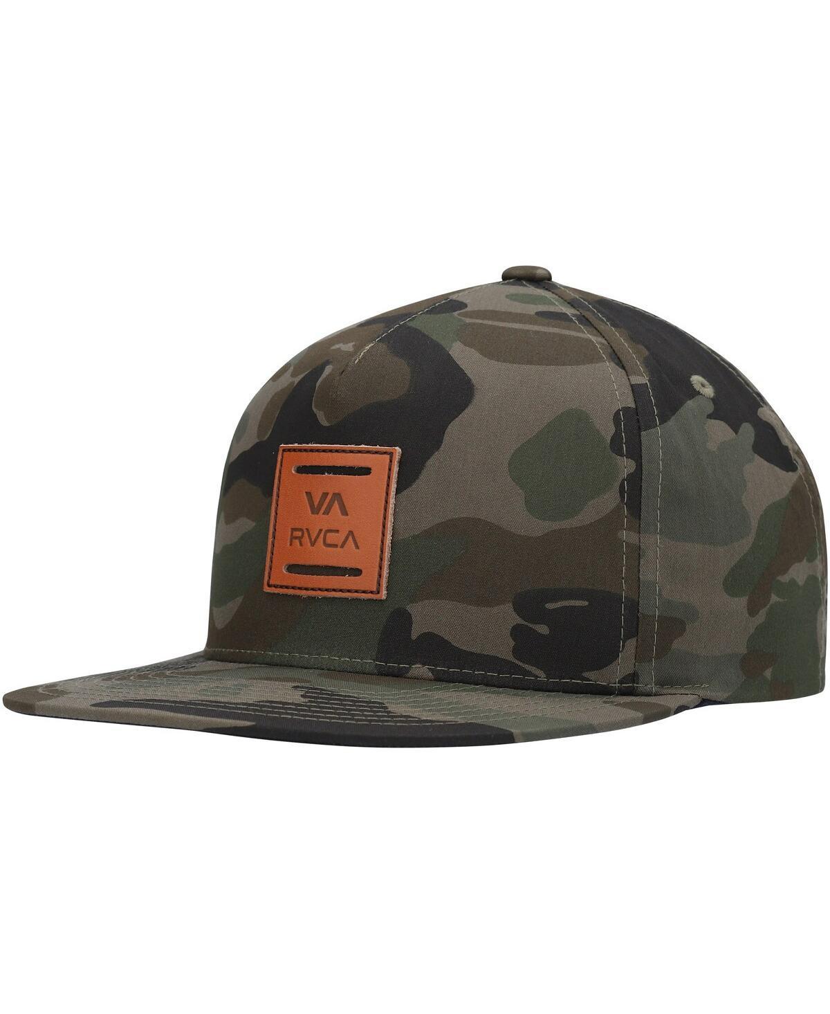 Mens RVCA Camo VA All the Way Snapback Hat Product Image