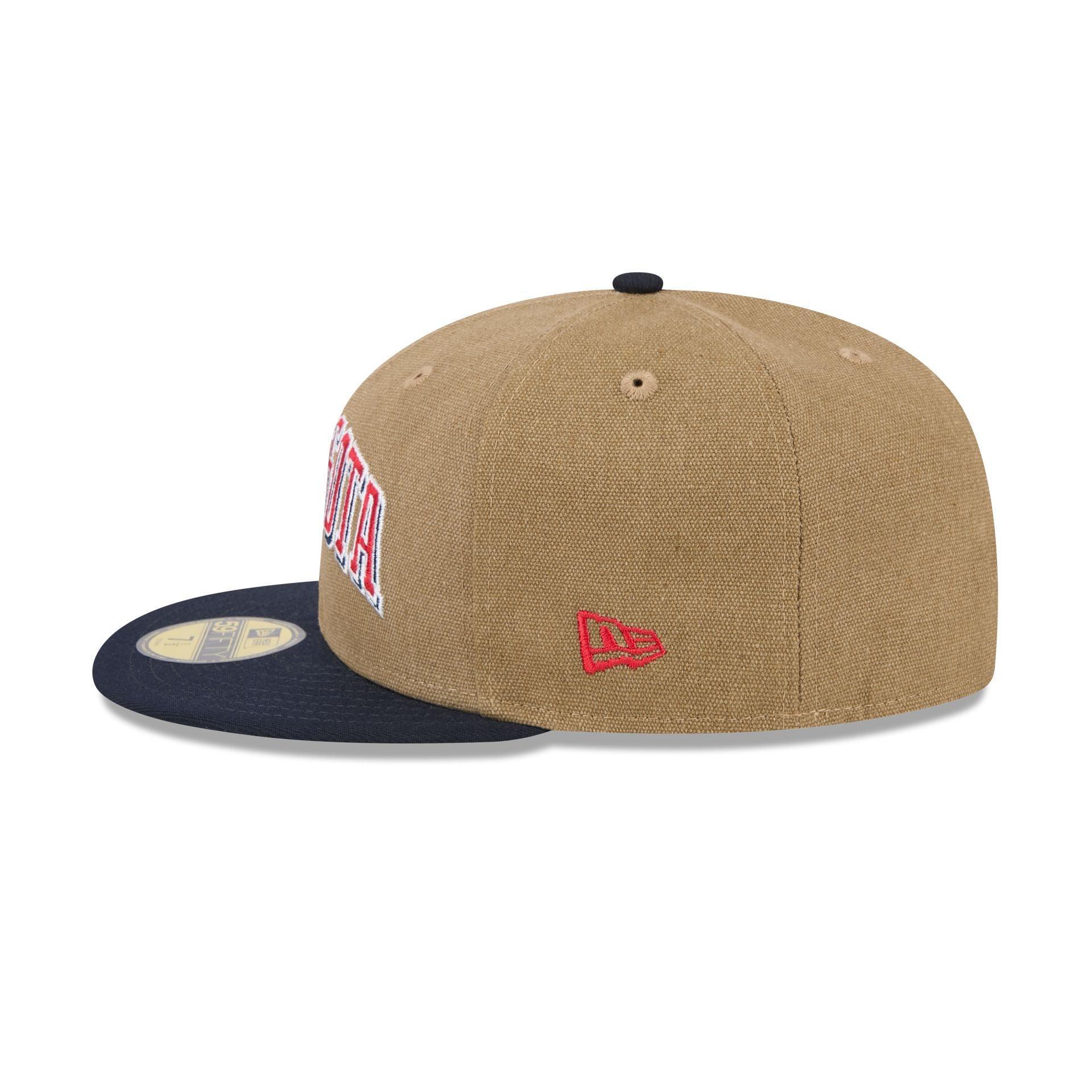 Minnesota Twins Canvas Crown 59FIFTY Fitted Hat Male Product Image