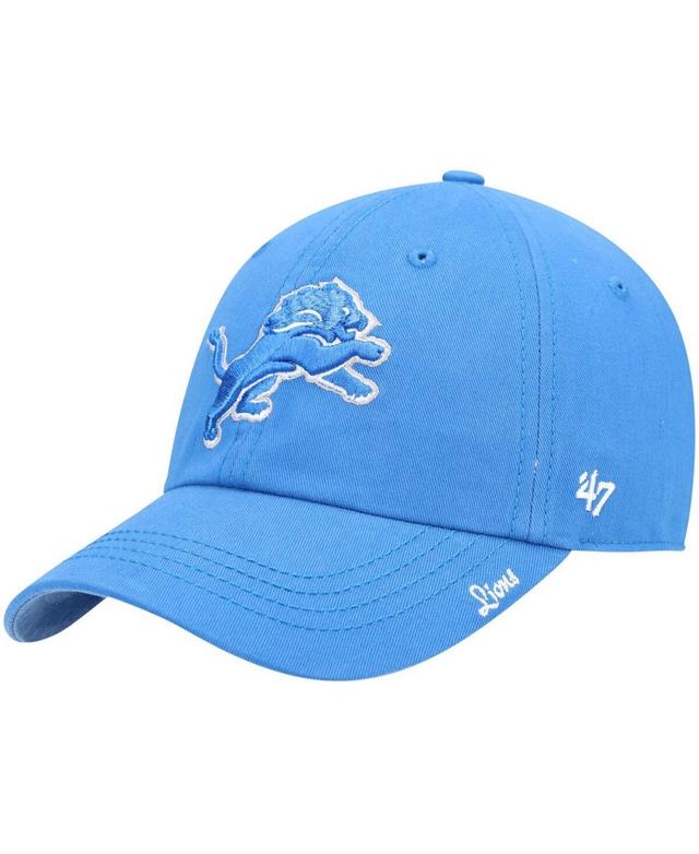 Womens Blue Detroit Lions Miata Clean Up Secondary Adjustable Hat Product Image