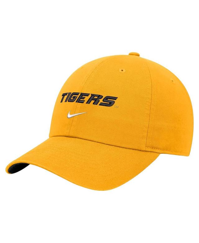 Nike Mens Gold Missouri Tigers 2024 Sideline Club Adjustable Hat Product Image