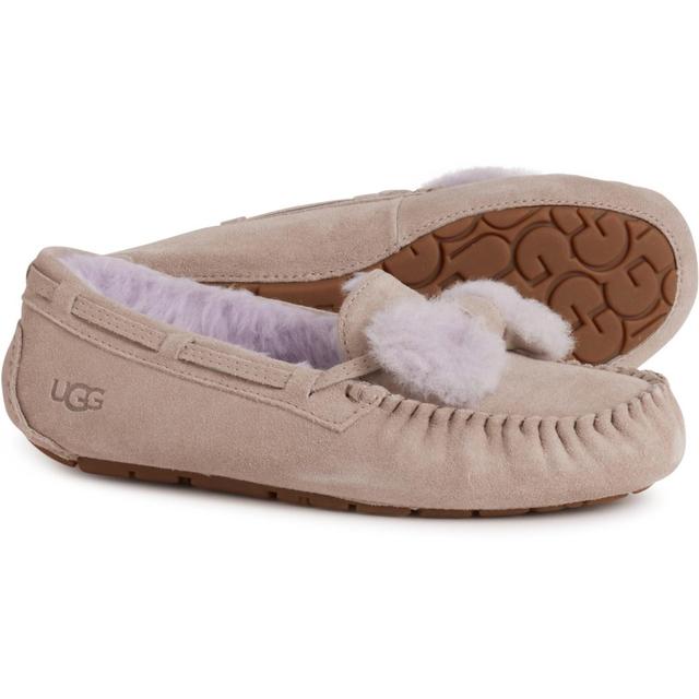 UGG® Australia Dakota Fuzzy Bow Slippers  - Suede (For Women) Product Image