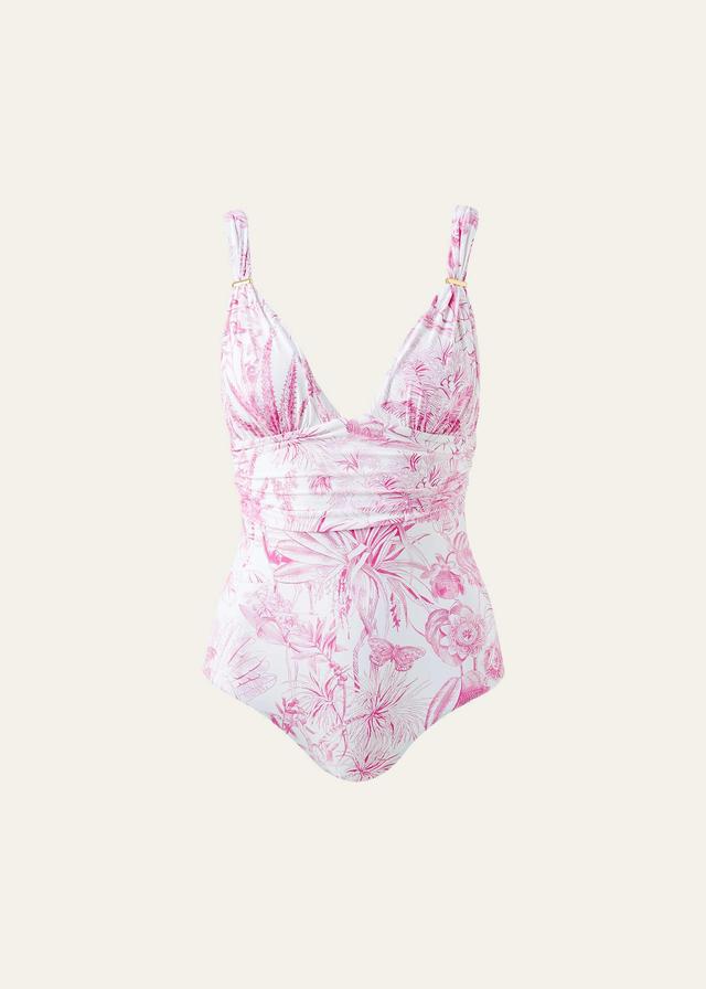 Panarea Shirred One-Piece Swimsuit Product Image