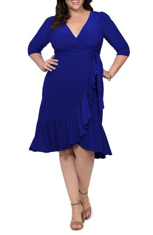 Kiyonna Whimsy Wrap Dress Product Image