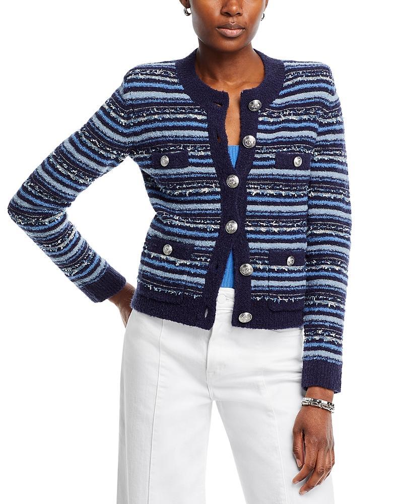 LAGENCE Woodson Stripe Cardigan Product Image