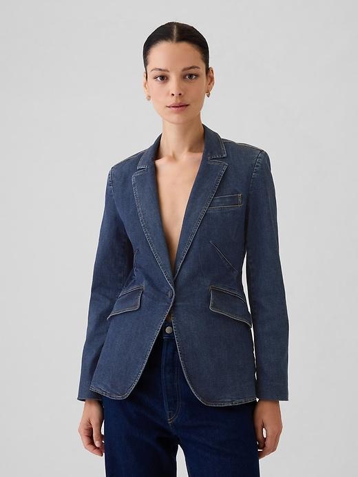 Denim Blazer Product Image