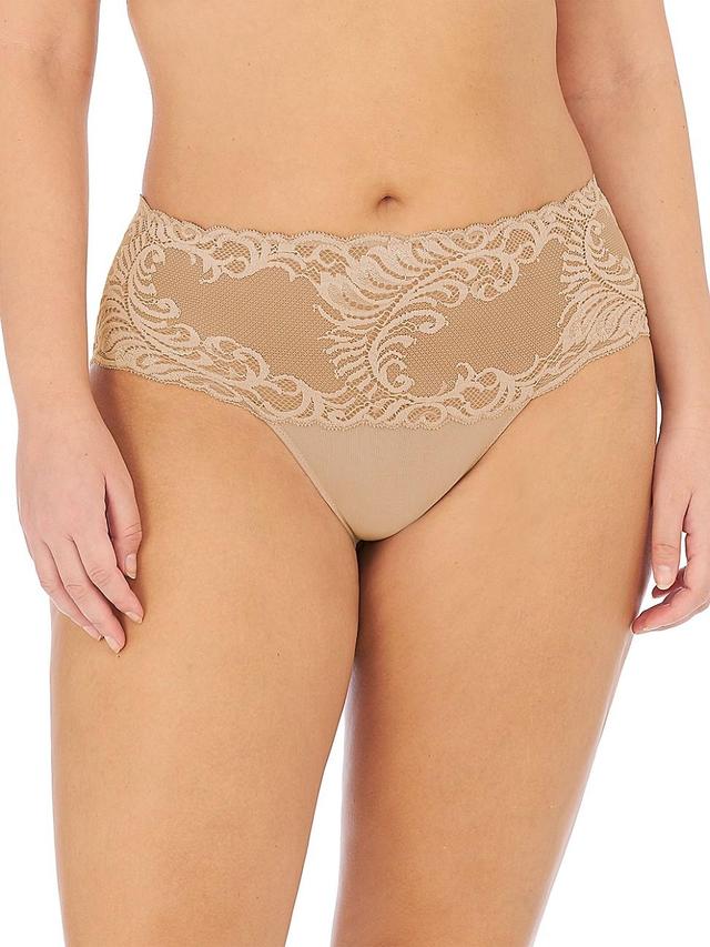 Womens Feathers Lace Brief Product Image