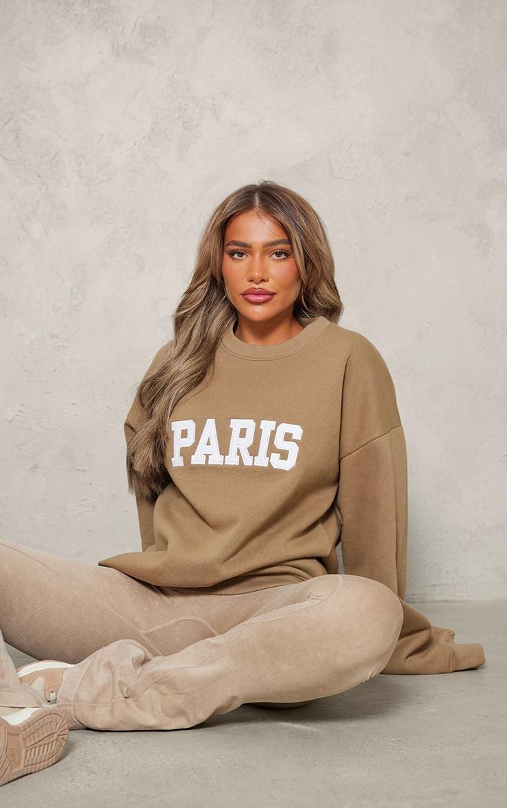 Sage Paris Embroidered Sweatshirt Product Image