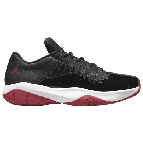 Jordan Mens AJ 11 Low CMFT - Basketball Shoes Black/Red/White Product Image