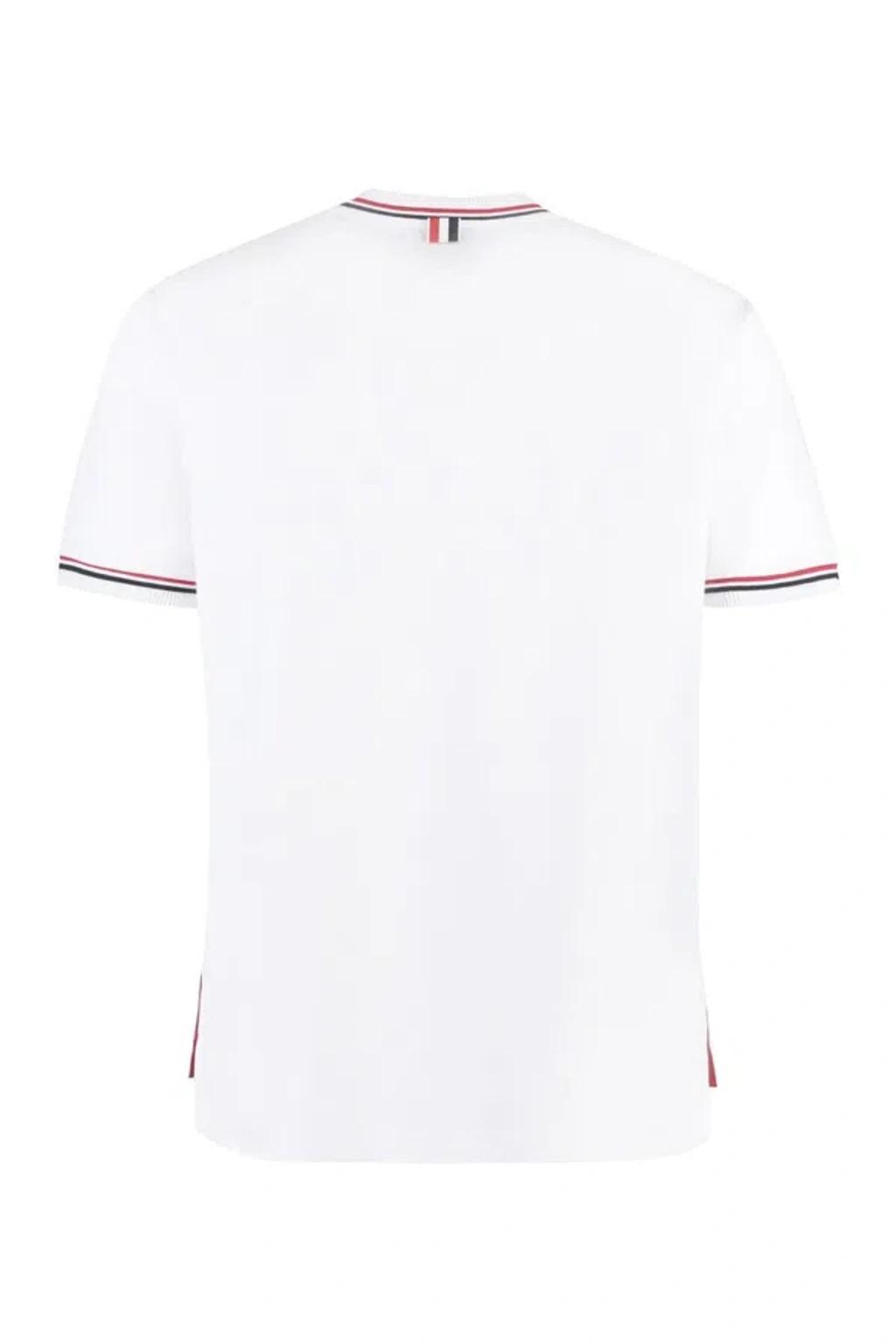 Cotton Crew-neck T-shirt In White Product Image