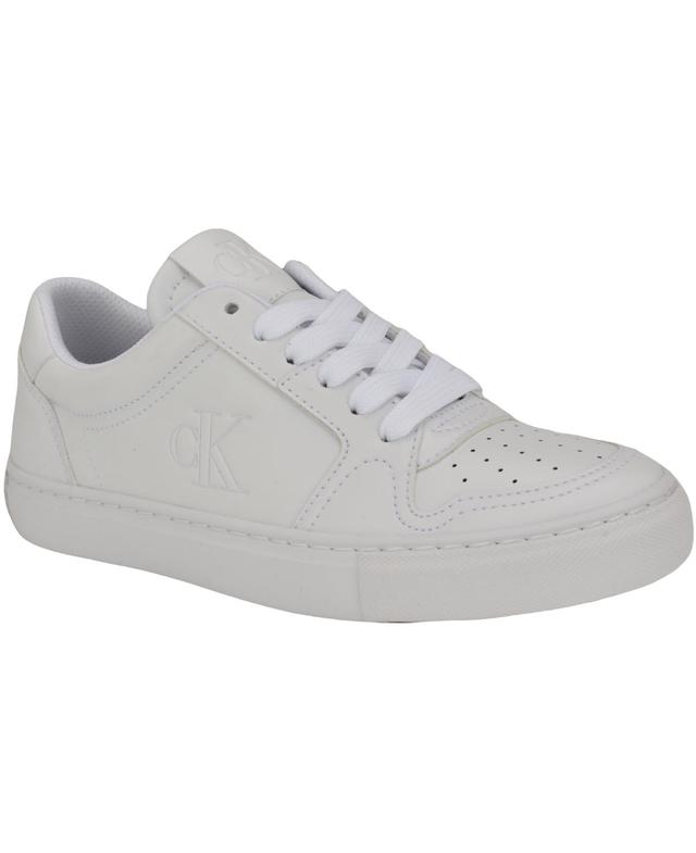 Calvin Klein Womens Corha Casual Round Toe Lace-up Sneakers Product Image