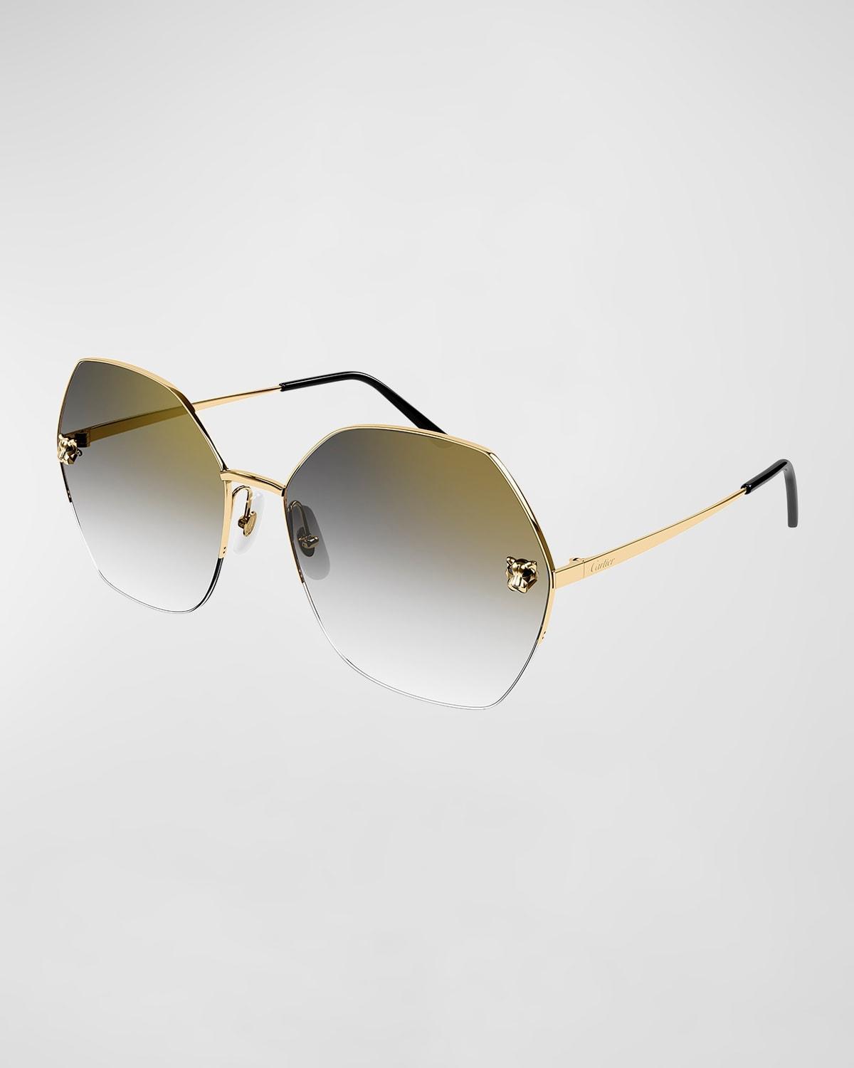 Womens 62MM Geometric Sunglasses Product Image