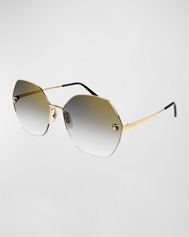 Panther Round Metal Sunglasses Product Image