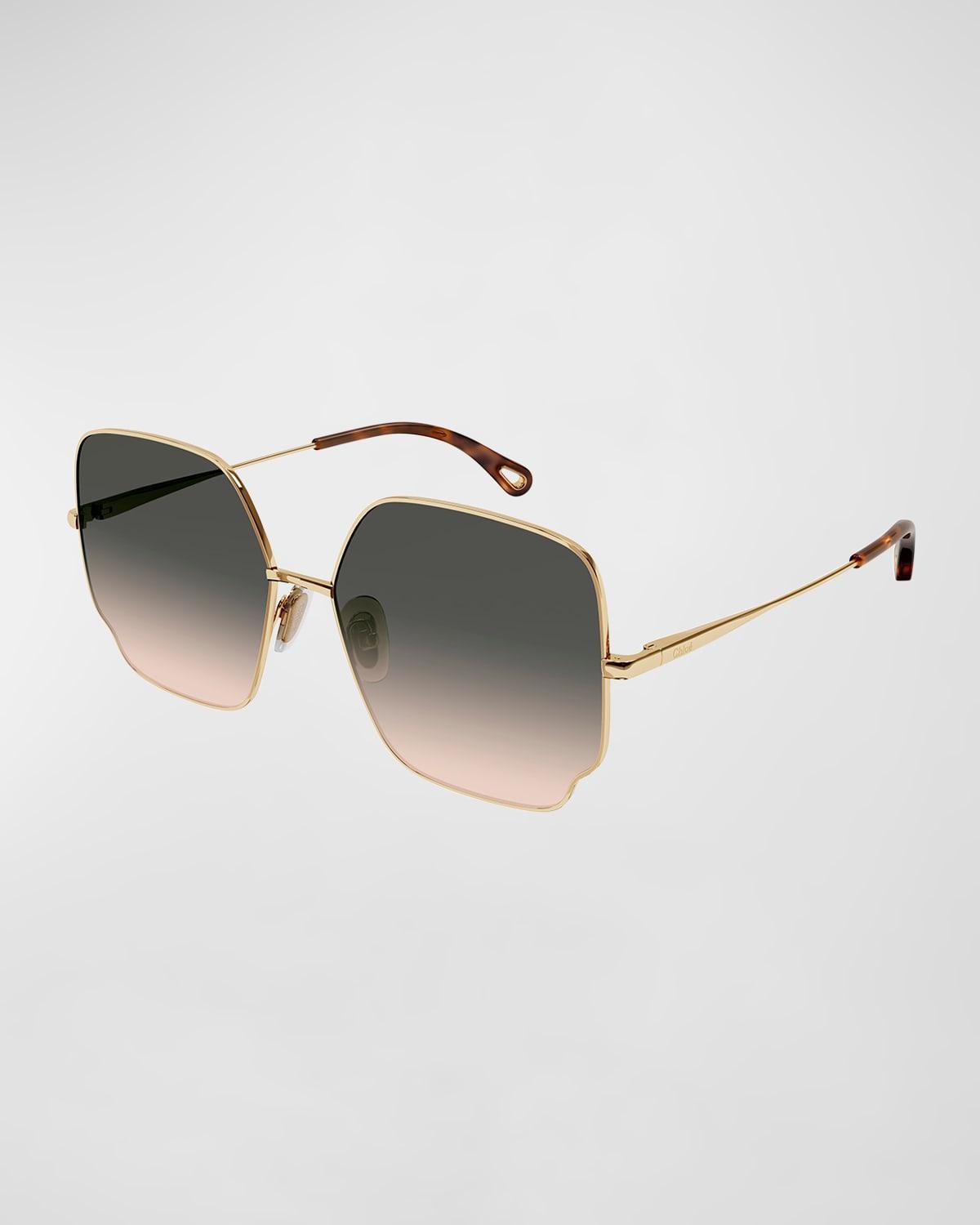 Chlo 60mm Gradient Square Sunglasses Product Image