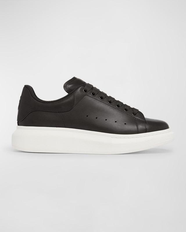 Men's Oversized Leather Low-Top Sneakers Product Image