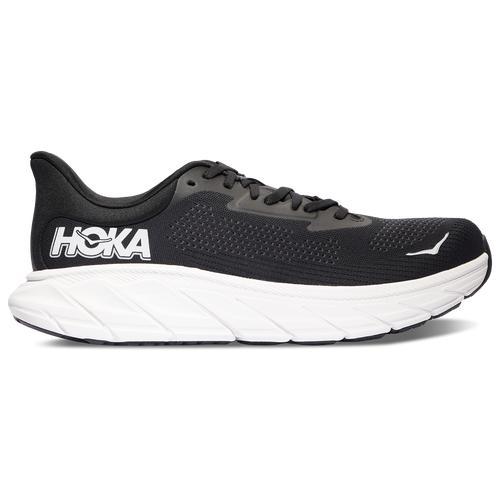 HOKA Mens Arahi 7 - Running Shoes Black/White Product Image