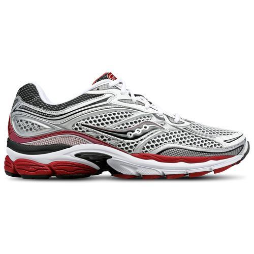 Saucony Mens Saucony Progrid Omni 9 - Mens Running Shoes Silver/Red Product Image