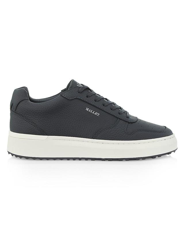 Mens Hoxton 2.0 Croc-Embossed Leather Sneakers Product Image
