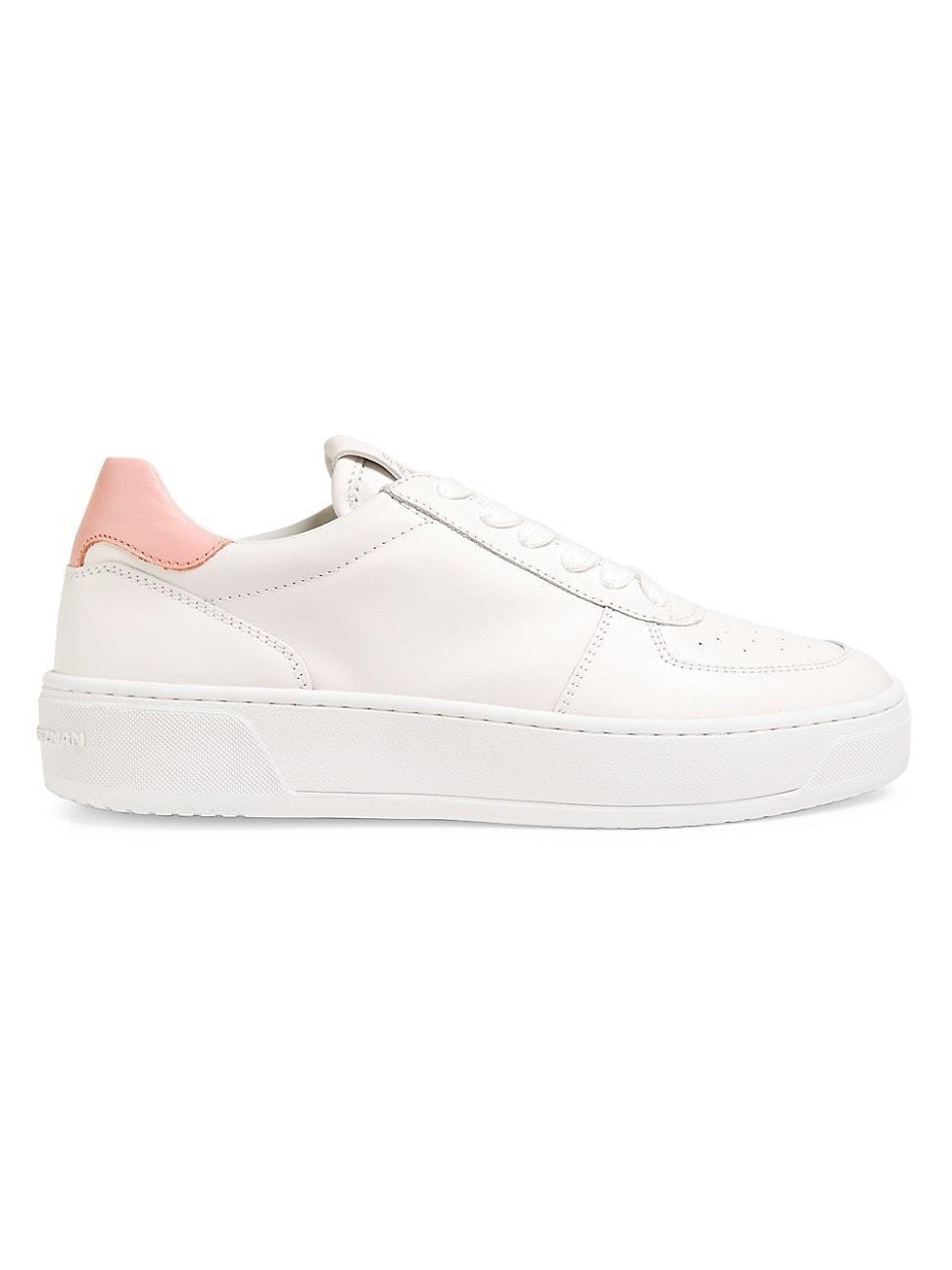 Womens Courtside Low-Top Leather Sneakers Product Image