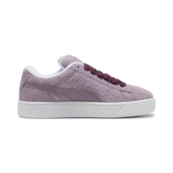 PUMA Suede XL Hairy Sneakers Women in Pale Plum/White Product Image