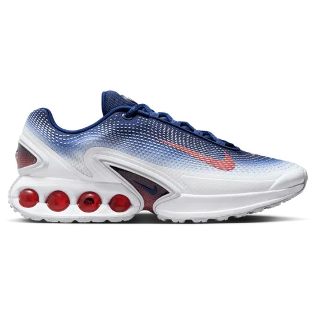 NIKE Mens  Air Max Dn In White/blue Void/metallic Silver/bright Crimson Product Image