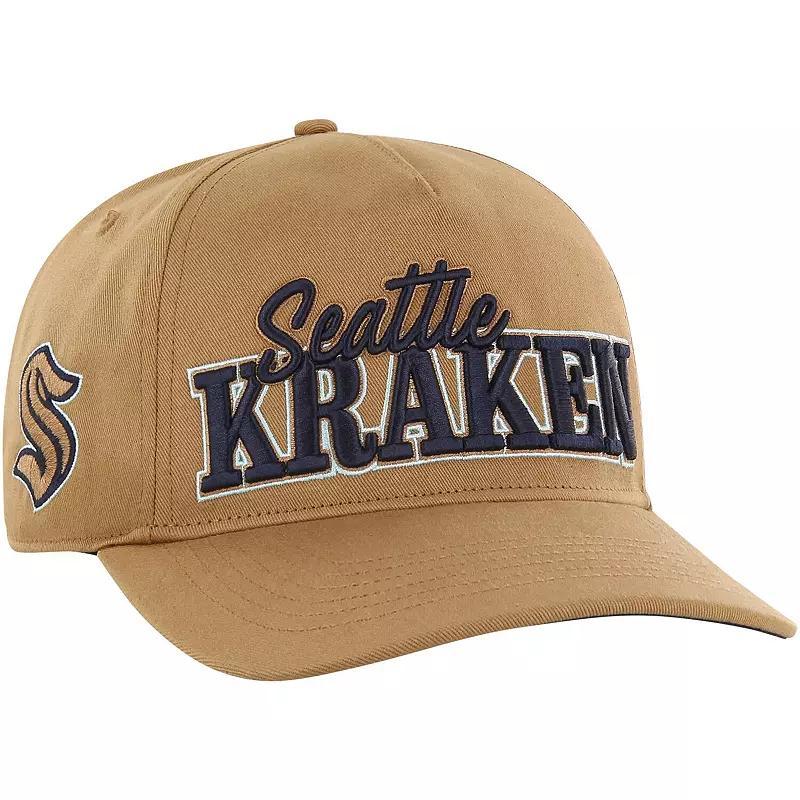 Mens 47 Tan Seattle Kraken Barnes Hitch Adjustable Hat Product Image