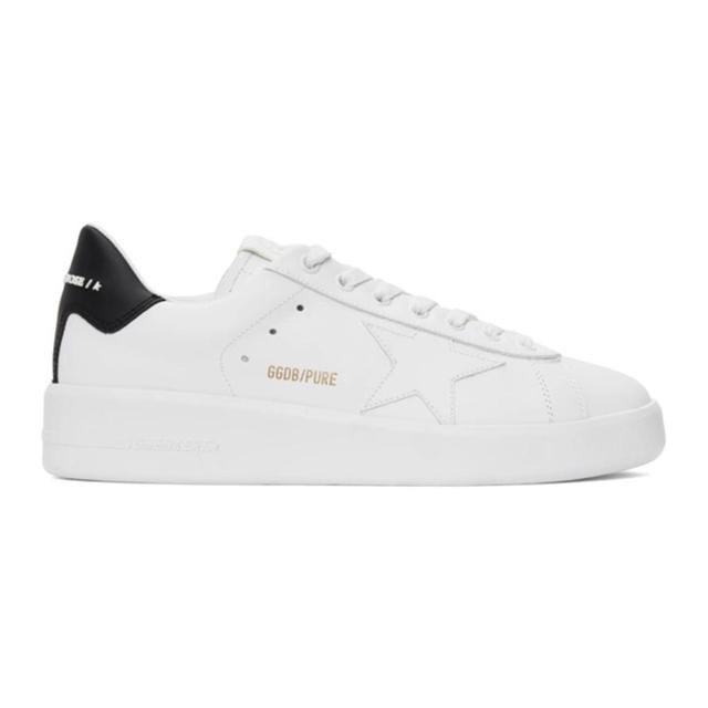 GOLDEN GOOSE Pure Star Sneakers In White Black Product Image