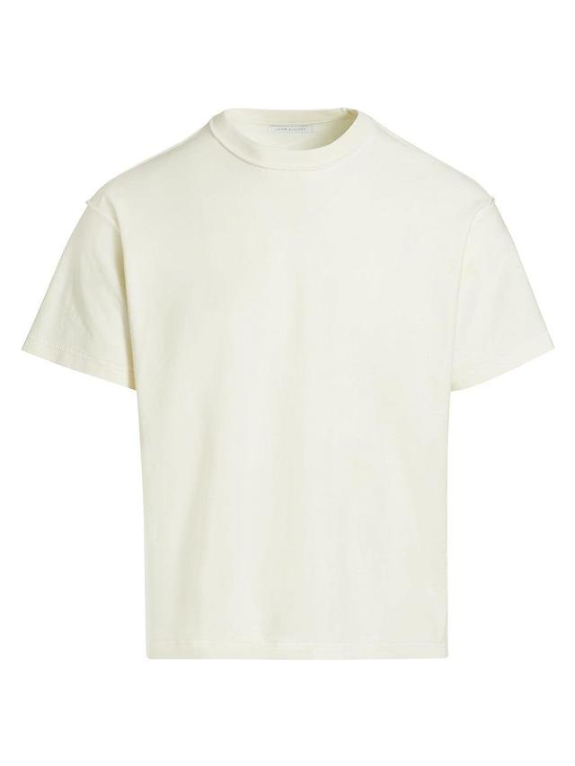 Mens Reversed Cotton Crop T-Shirt Product Image