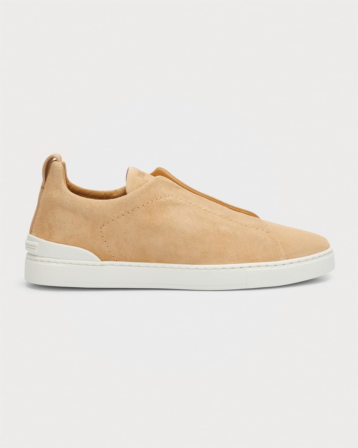 ZEGNA Triple Strap Slip-On Sneaker Product Image