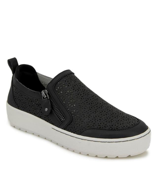 Jambu Womens July Wide Slip- On Zip Sneakers Product Image