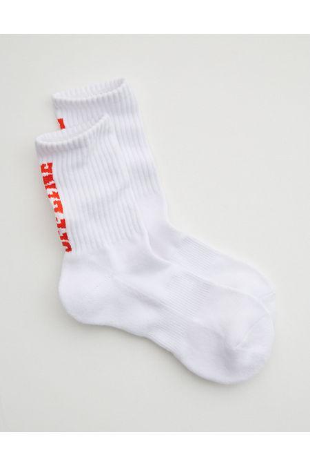 OFFLINE By Aerie Mesh Crew Socks Women's Product Image