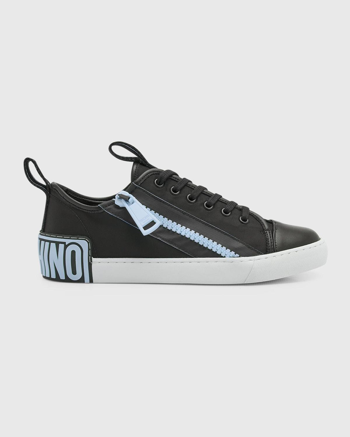 Mens Maxi Logo Zip Low-Top Sneakers Product Image