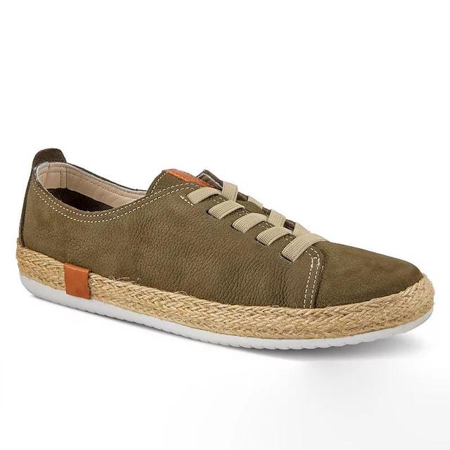 Spring Step Eloya Womens Sneakers Green Nubuck Product Image