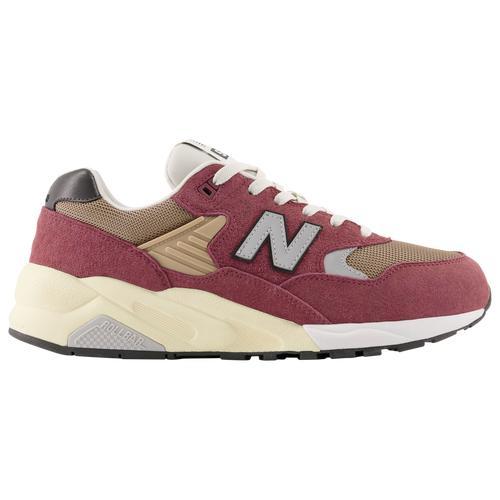 New Balance Mens 580 - Shoes Burgundy/Tan/White Product Image