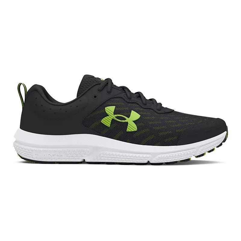 Under Armour Charged Assert 10 Mens Running Shoes Grey Green Product Image