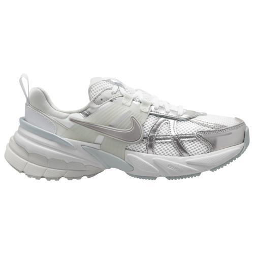 Nike Womens Nike V2K Run - Womens Running Shoes Silver/White Product Image