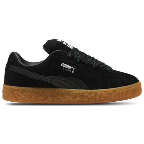 PUMA Mens PUMA Suede XL Flecked - Mens Shoes Black/Black Product Image