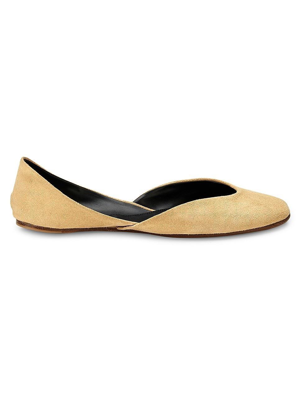 Womens Gemma Suede Ballet Flats Product Image