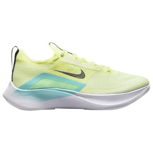 Nike Womens Zoom Fly 4 - Running Shoes Barely Volt/Black/Dynamic Turquois Product Image