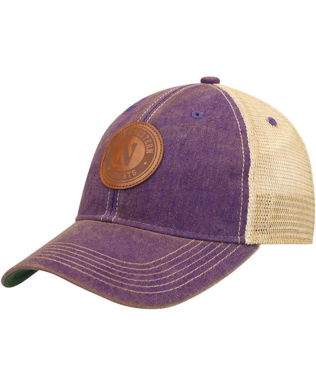 Mens Purple Northwestern Wildcats Target Old Favorite Trucker Snapback Hat Product Image