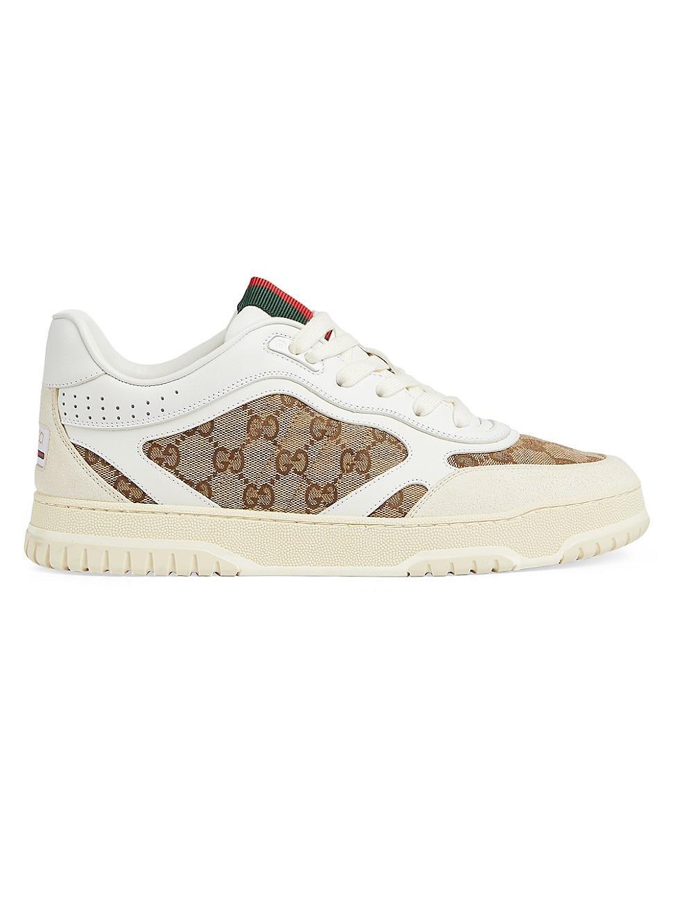 Mens Re-Web GG Canvas Sneakers Product Image