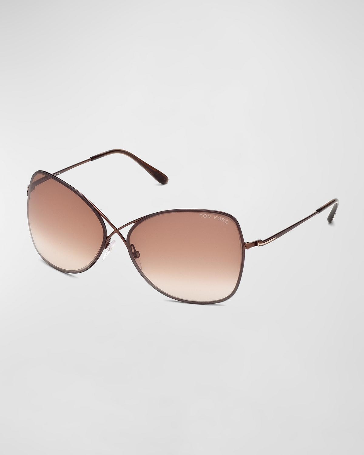 Womens Zelie 58MM Square Sunglasses Product Image