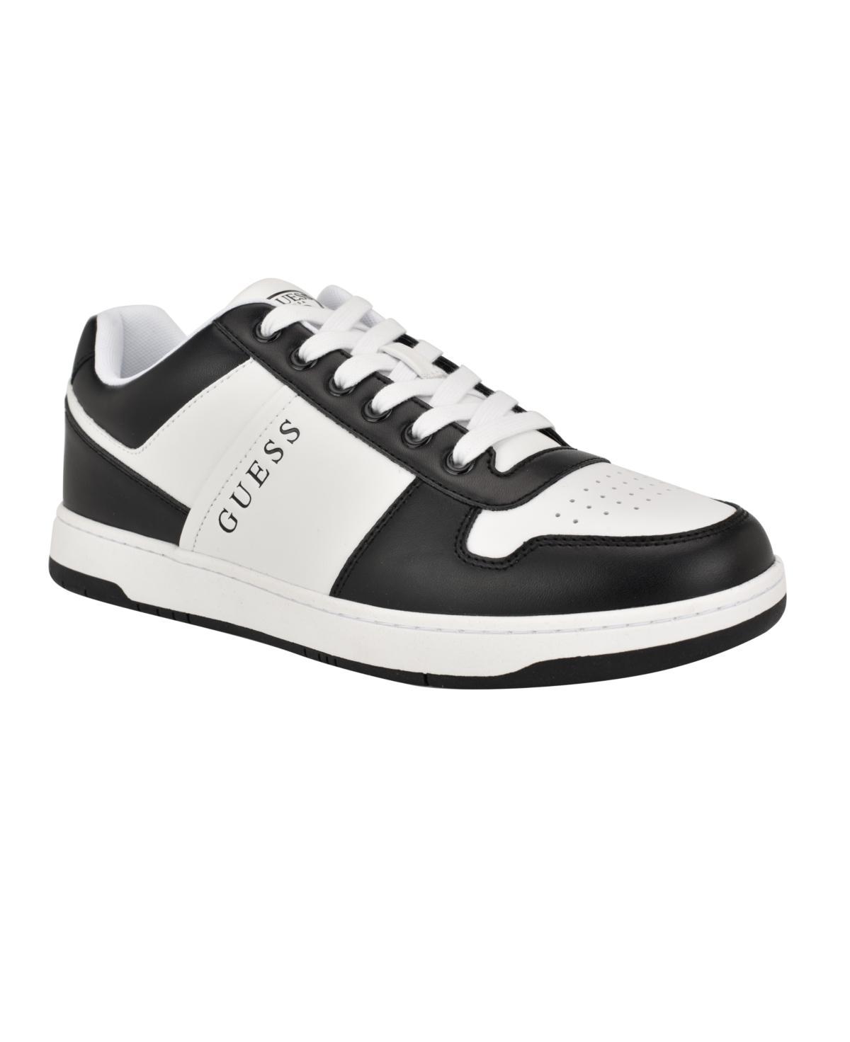 Guess Mens Tursan Low Top Fashion Court Sneakers - Black Product Image