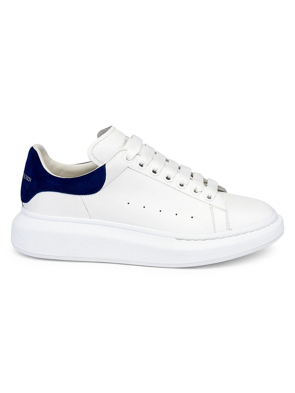 Mens Oversized Leather Platform Sneakers Product Image